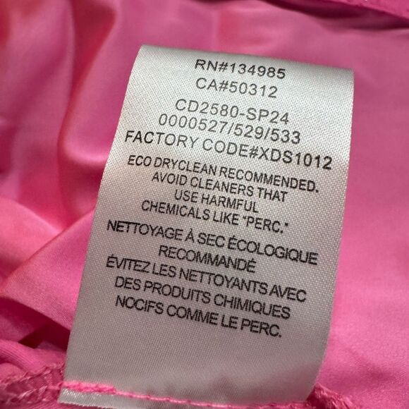 For Love and Lemons Pink Maxi Dress Small Tiered Skirt Semi Sheer - Picture 11 of 16